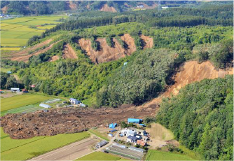 北海道胆振東部地震による被害状況1