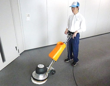 特長1のイメージ: 床清掃