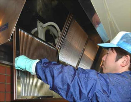 特長4のイメージ: 厨房清掃